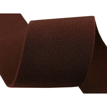 Textilní guma Pruženka plochá 50mm friar brown
