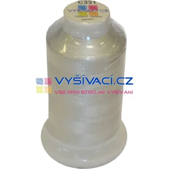 Nit vyšívací nit šedá C331 návin 1000m viskóza nitě - počet kusů: 1 kón návin 1000m 36,30 Kč s DPH za kón při nákupu balení 10 kusů