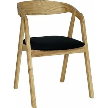 Jídelní set Židle KT395 kůže povrchová úprava dub DUB kakao