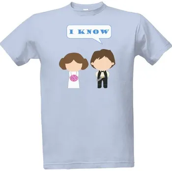 Tričko s potiskem Star Wars svatební tričko - ženich pánské