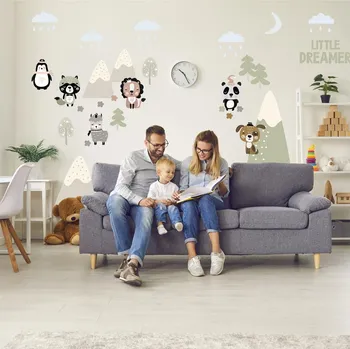 Samolepící dekorace LuxusniObrazy.cz Samolepky na zeď – Malý snílek