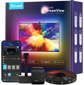 Govee DreamView LED podsvícení k TV 55-65" 12V RGBIC 3,8 m LED páska Govee DreamView LED podsvícení k TV 55-65" 12V RGBIC 3,8 m
