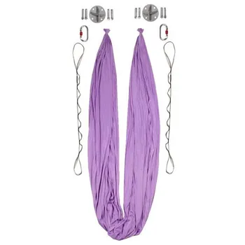 Merco Yoga Hammock síť pro jógu fialová