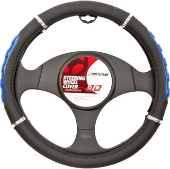 Potah na volant 4Cars 92292 37-39 cm černý/modrý