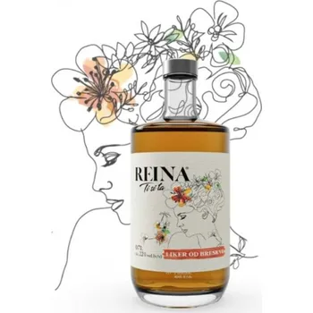 Likér LIQ REINA broskvový LIKÉR bos/her 22% 0,7l (holá láhev)