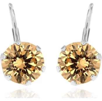 Náušnice Zlatnictví U Kostela Zlaté náušnice v barvě šampaň 886šb 628410849