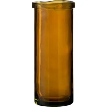 Váza Skleněná okrová váza Vase Virgine L- Ø *15*36 cm
