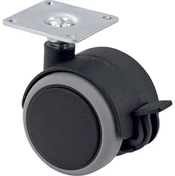 Nábytkové kování Walteco Kolečko nábytkové s brzdou, pr. 50mm