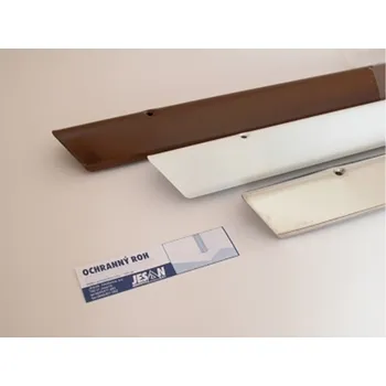 Plech JESAN Adolfovice Roh ochranný 1,5 m bílý plech