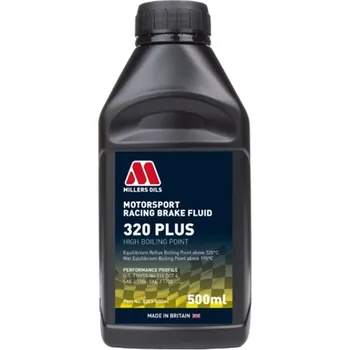 Brzdová kapalina Millers Oils Racing Brake Fluid 320+ 500ml
