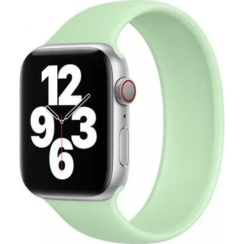 Řemínek na hodinky Navlékací silikonový řemínek pro Apple Watch 42mm / 41mm / 40mm / 38mm - L - zelený