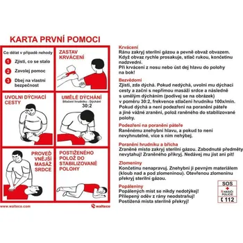 Walteco Karta první pomoci