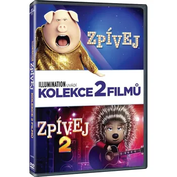 DVD film DVD Zpívej 1 - 2 Kolekce (2021) 2 disky