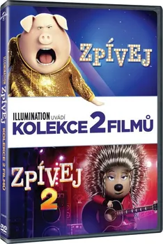 DVD film DVD Zpívej 1 - 2 Kolekce (2021) 2 disky