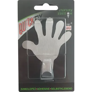 Věšák QuickFix Háček Ruka nerez blistr, 1ks