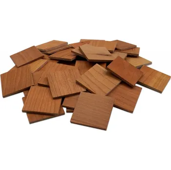 Obklad Wodewa VZOREK - TŘEŠEŇ 50 (50 x 50 mm) - 2 mm, Broušený (olejovaný) - rozměr vzorku: 7 ks