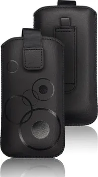 Pouzdro na mobilní telefon Forcell Deko pro Nokia E52/515 a Samsung S5610/S5611 černé