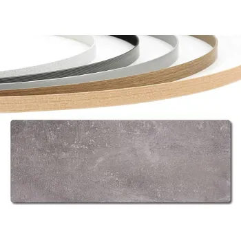 Kuchyňská pracovní deska POLYFORM Hrana vsouvací do TL, cement, 1x34x4100mm