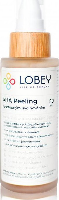 Lobey AHA Peeling s postupným uvolňováním 50 ml