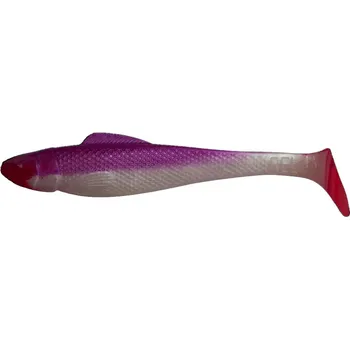 Umělá nástraha Gumová nástraha Relax Ohio 5" 12,5cm WHITE PEAR PURPLE RED TAIL (1ks)