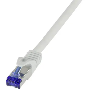 Datový kabel LogiLink C6A032S RJ45 síťové kabely, propojovací kabely CAT 6A S/FTP 1.00 m šedá 1 ks