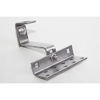 držák na solární panel Hák, konzole pro solární panely Vario, nastavitelný ve třech úrovních, nerez