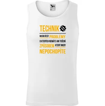 Pánské tílko Pánské tílko Malfini Core Musím řešit problémy - technik