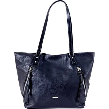 Kabelka David Jones Paris Velká černá kabelka na rameno David Jones 6727-4A na formát A4