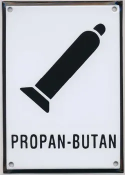 Traiva Smaltovaná tabulka Propan-Butan