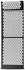 Akupresurní podložka ACTIVE Velká akupresurní matrace s polštářem 130 x 43 cm černá