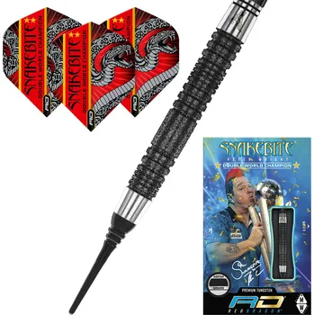 Šipka Red Dragon Šipky Soft Peter Wright Double WC SE Black 20g