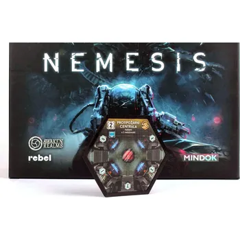 Příslušenství k deskovým hrám Kryty na žetony místností pro hru Nemesis Varianta: Základní hra