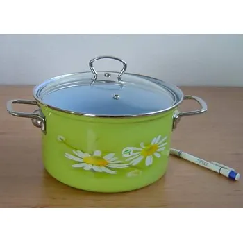 Hrnec Hrnec s poklicí 20cm smalt 3,6 l CZ