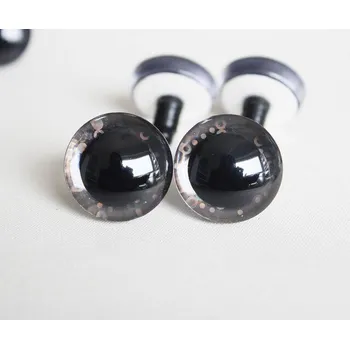 Bezpečnostní očka 3D lesklá Coffee 14mm (Bezpečnostní očka 3D Lesklá Coffee 14mm)