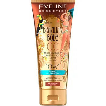EVELINE COSMETICS Brazilian Body CC krém na tělo s efektem lehkého opálení 175 ml Samoopalovací přípravek EVELINE COSMETICS Brazilian Body CC krém na tělo s efektem lehkého opálení 175 ml