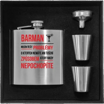 Placatka Placatka v krabičce Musím řešit problémy - barman