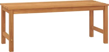 Zahradní lavice Dekorhome Zahradní lavice 114 cm masivní teak