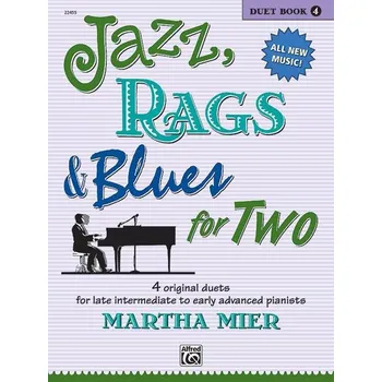 Jazz, Rags Blues for 2 Book 4 - pro klavr 614848