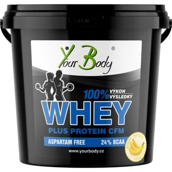 Protein YOURBODY WHEY PLUS PROTEIN Banán 4,5kg