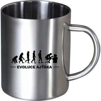 Nerezový hrnek Evoluce - IT specialista