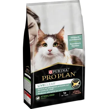 2x1.4 kg Purina Pro Plan LiveClear Sterilised Adult Salmon