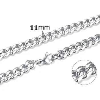 Řetízek Řetízek z chirurgické oceli Cuban 11mm