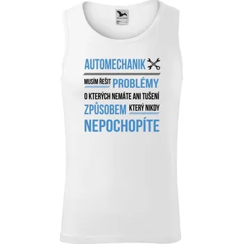 Pánské tílko Pánské tílko Malfini Core Musím řešit problémy - automechanik