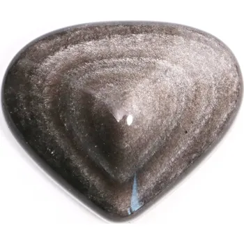 Drahý kámen Magieprirody.cz Srdce obsidián stříbrný 26g konkrétní #33