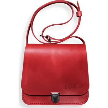 Kabelka Eggo Deloria dámská kožená kabelka Červená
