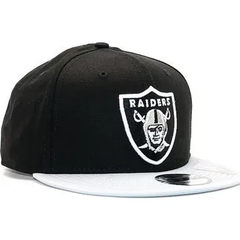 Kšiltovka Kšiltovka New Era Cotton Block 3 Oakland Raiders Black/Grey Snapback velikost S/M (55-58 cm)