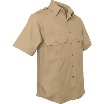 Pánská móda ROTHCO Košile POLICIE A SECURITY krátký rukáv KHAKI velikost: S