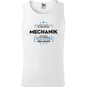 Pánské tílko Pánské tílko Malfini Core Jestli si myslíš, že jsem drahý - mechanik