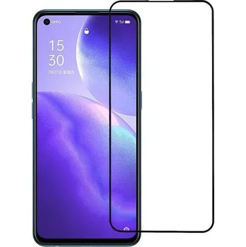 Picasee 3D ochranné tvrzené sklo s rámečkem pro OPPO Reno 5 5G - černé