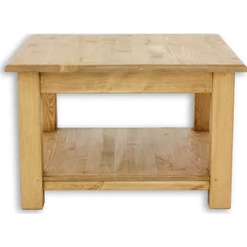 Konferenční stolek ST709 dřevěný konferenční stůl z přírodní borovice Drewmax (Povrch přírodní vosk!)